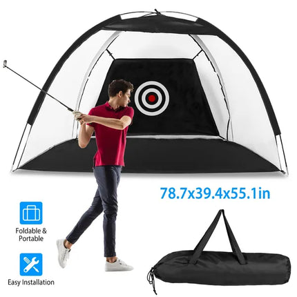 Peekaboo Studio Golf Net with Target Mat - 78.7"x39.4" for Training