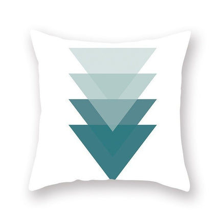 Bright color geometric pillow cushion cover