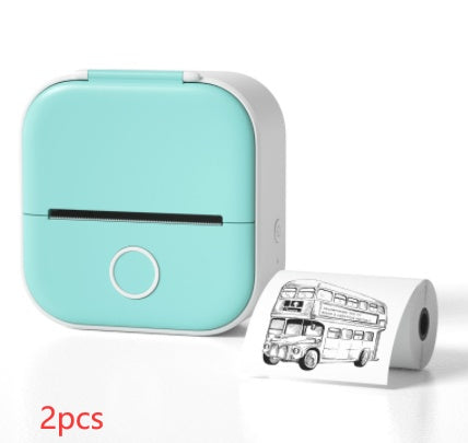 Portable Mini Thermal Label Printer Home Photo Printer Student Wrong Q