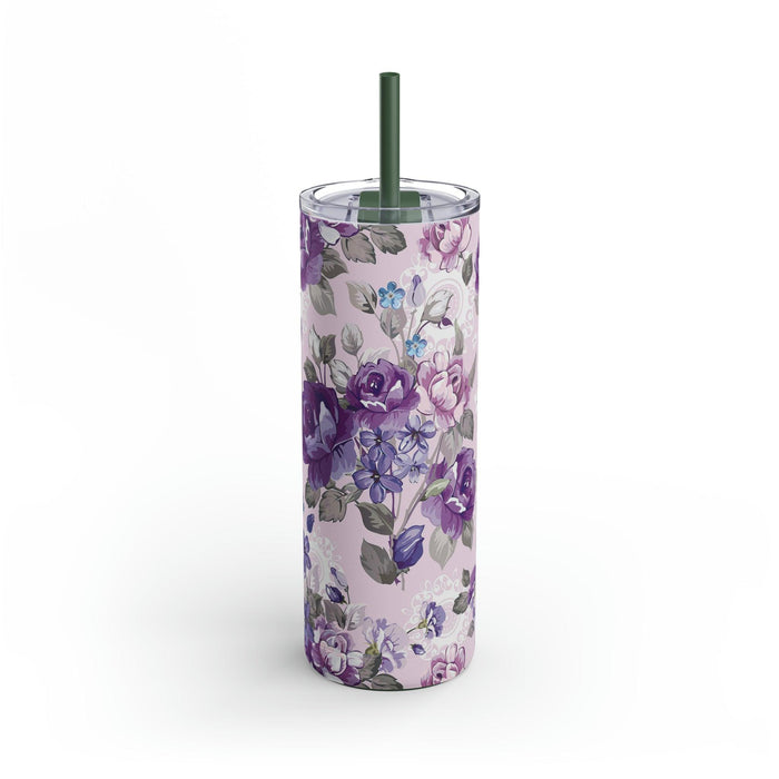 20oz Elegant Matte Stainless Steel Skinny Tumbler by Maars Maker - Sip in Luxury