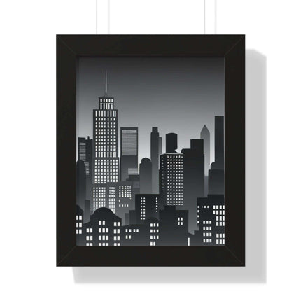 Eco-Chic Luxe Vertical Art Print with Sustainable MDF Frame