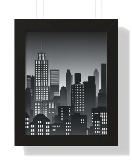 Eco-Chic Luxe Vertical Art Print with Sustainable MDF Frame
