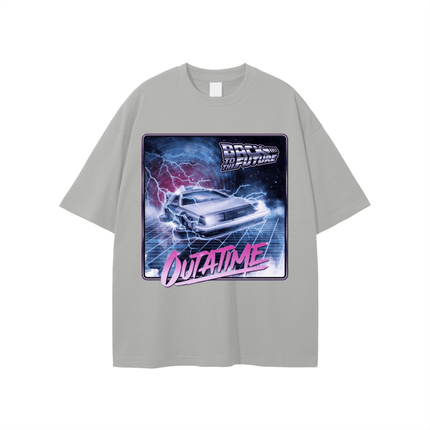 Streetwear Unisex Solid Color Loose Fit FOG T-Shirt