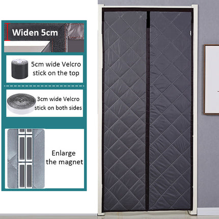 Self Priming Cotton Door Curtain Thickened Household Warm Wind Partiti