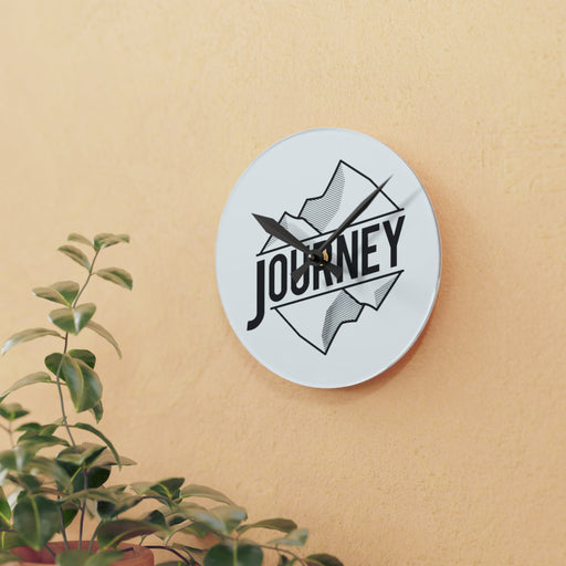 Journey Wall Clocks - Round and Square Shapes, Multiple Sizes | Vibrant Prints, Keyhole Hanging Slot