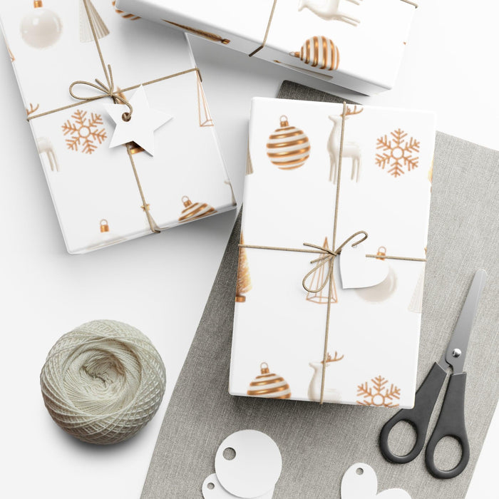 Customizable Sustainable 3D Gift Wrap Collection - Festive Finishes Edition
