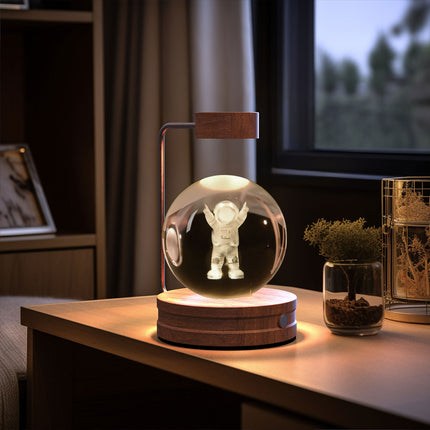 Peekaboo Studio Cosmic Dinosaur Night Light - USB Powered & Warm Glow