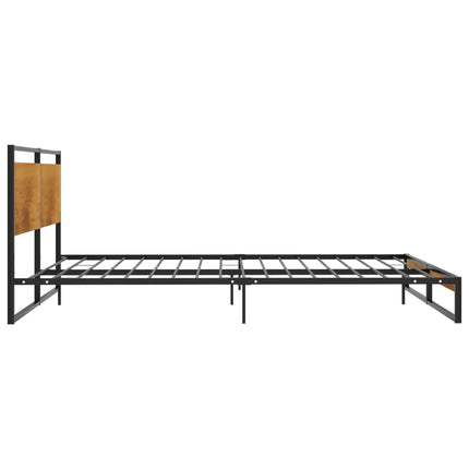 Peekaboo Studio Modern Bed Frame with Sturdy Construction & Stylish De