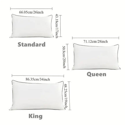 Peekaboo Studio Hypoallergenic Bed Pillows with Soft Support Technolog