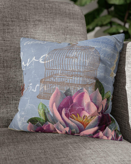 Elegant Shabby Chic Throw Pillow Cover - Enhance Your Home Decor