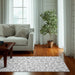 Frosty Elegance Personalized Area Rug