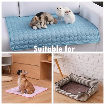 Peekaboo Studio Extra Large Dog Cooling Mat - Durable, Ice Pad Blanket