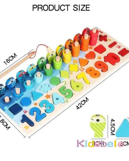 Montessori Math Fishing Puzzle Game - Engaging Educational Toy Set for Early Learners - Boost Skills & Inspire Imagination