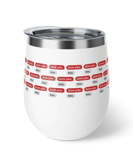 Cupid's Delight 12oz Insulated Stainless Steel Tumbler - Perfect Temperature Control