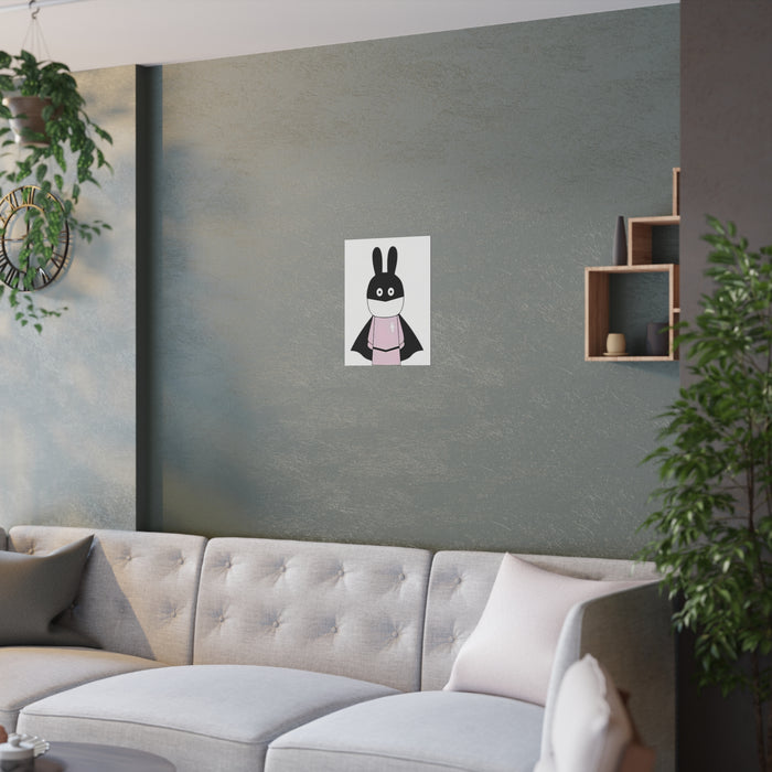 Sleek Personalized Silk Poster: Elevate Your Indoor Decor with Elegant Satin Finish