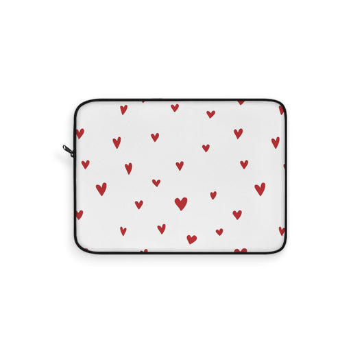 Valentine Chic and Protective: Peekaboo Polka Dots Laptop Sleeve