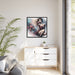 Elegant Valentine Matte Canvas Set with Black Pinewood Frame - Sustainable Elegance