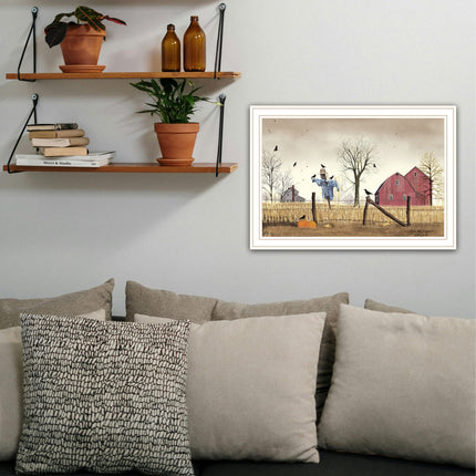 Billy Jacobs After The Harvest White Framed Wall Art - Home Decor Prin