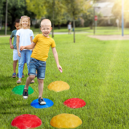 Peekaboo Studio VEVOR Kids Balance Stepping Stones - 6 PCS, Indoor/Out