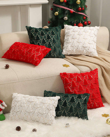 Holiday Ornament Pillow Bedroom Bedside Plush Pillowcase