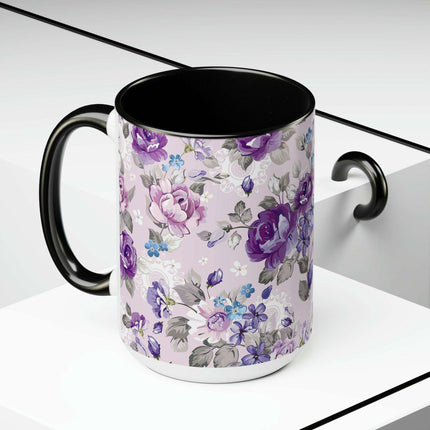 Elegant Duo: Maison Two-Tone Ceramic Coffee Cups