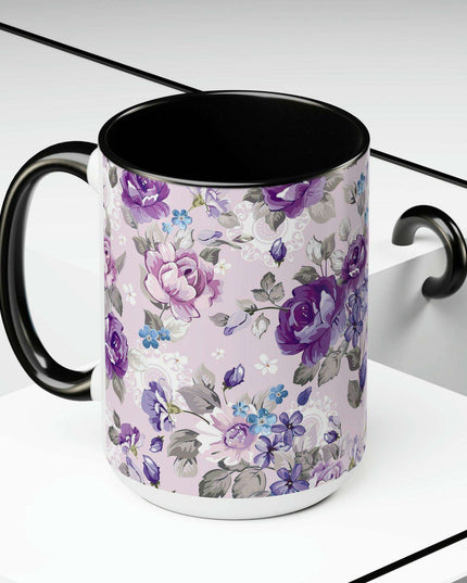 Elegant Duo: Maison Two-Tone Ceramic Coffee Cups