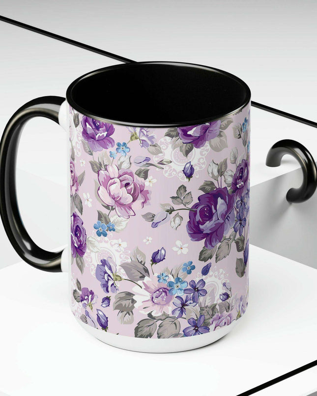 Elegant Duo: Maison Two-Tone Ceramic Coffee Cups