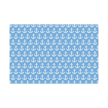 Nautical Elegance: Premium Anchor Gift Wrapping Paper Collection