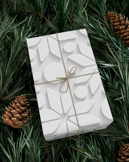 Luxurious 3D Christmas Gift Wrap Set - Maison d'Elite Premium Paper Collection