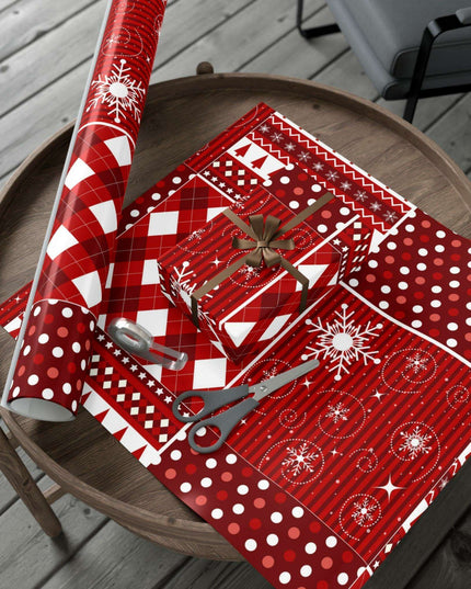 Elegant Customizable Christmas Gift Wrap - Premium Matte & Satin Finishes Made in the USA