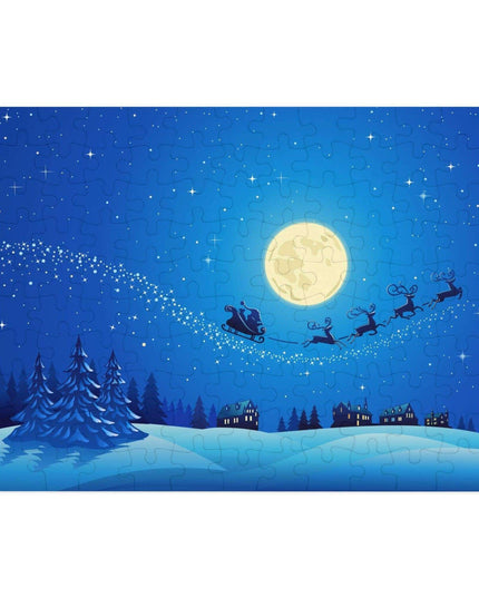 Customizable Family Jigsaw Puzzle Set in Stylish Metal Tin - Made in the USA for Quality Time