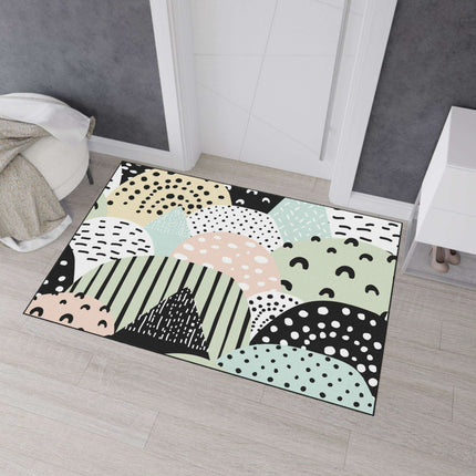 Chic Customizable Heavy Duty Polyester Floor Mat for Home Safety