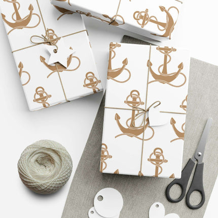Nautical Elegance: Premium Gift Wrap Collection - Made in the USA