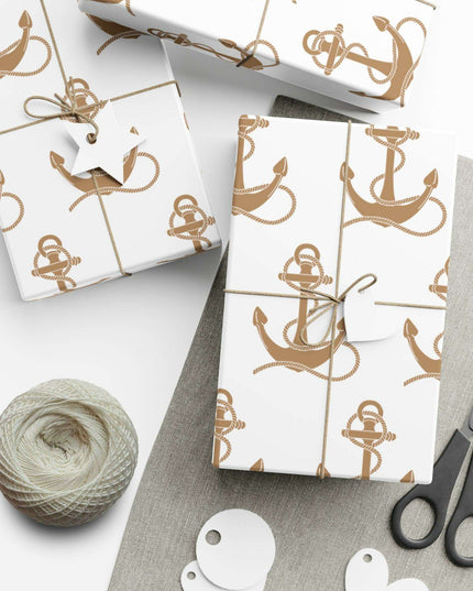 Nautical Elegance: Premium Gift Wrap Collection - Made in the USA