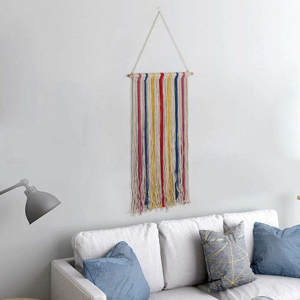 Bohemian Chic Handcrafted Cotton Tapestry - A Touch of Elegance for Your Space