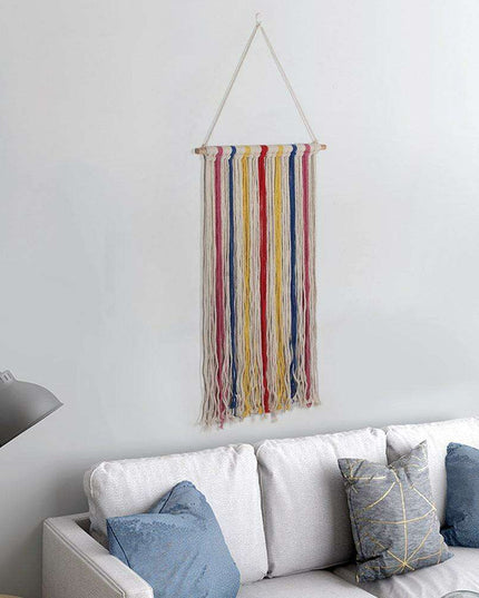 Bohemian Chic Handcrafted Cotton Tapestry - A Touch of Elegance for Your Space