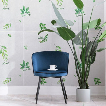 Peekaboo Studio 3D Green Leaf Wall Sticker - Removable & Waterproof