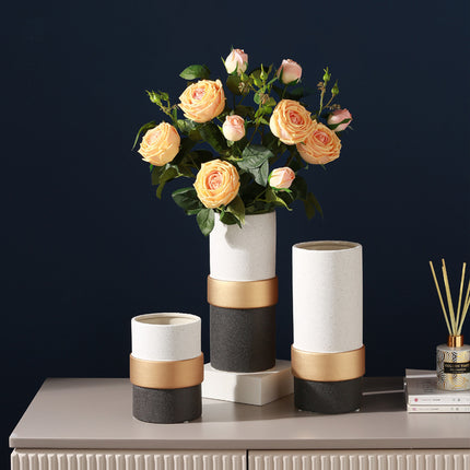 Nordic Handmade Ceramic Vase Glazed Minimalist Decor