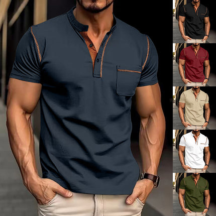 Peekaboo Studio Men's Quick Dry Polo Shirt - Breathable Cotton Blend