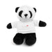 Customizable 8" Peekaboo Plush Animals for Valentine's Day with Personalizable Tees