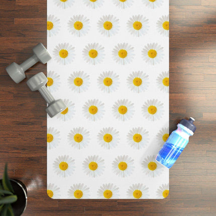 Chic Floral Elegance Yoga Mat by Maison d'Elite