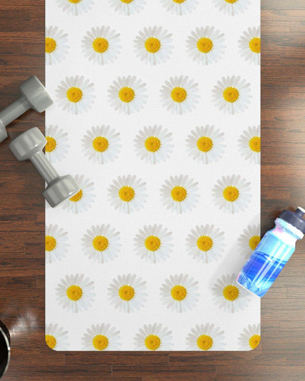 Chic Floral Elegance Yoga Mat by Maison d'Elite