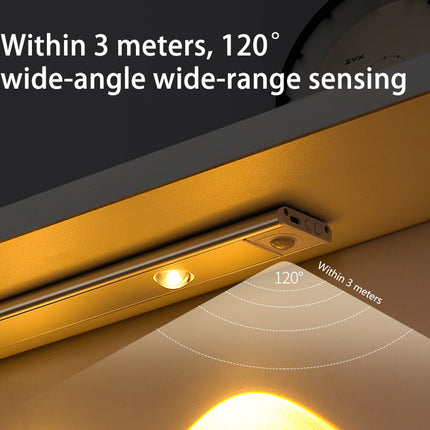 USB LED Night Light With Motion Sensor Ultra Thin Wireless Cabinet Wardrobe