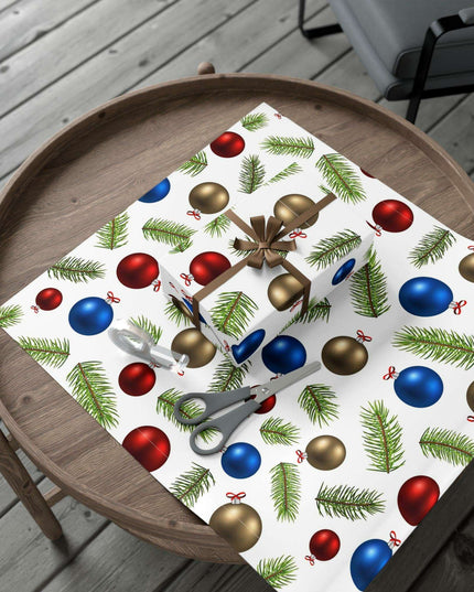 Elegant 3D Holiday Gift Wrapping Paper Set - Premium Quality, USA Crafted