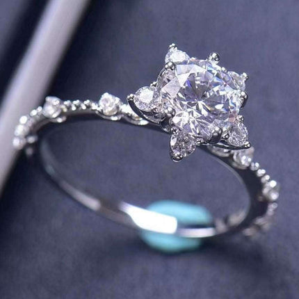 Elegant Rose Gold Lab-Diamond Ring: A Timeless Statement of Luxury