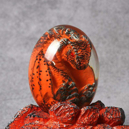 Mystical Fantasy Dragon Egg Resin Decor