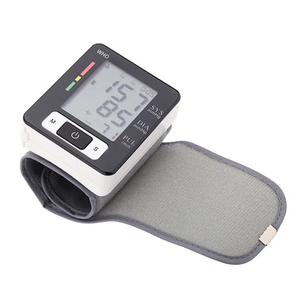 Peekaboo Studio Wrist Blood Pressure Monitor, Adjustable Cuff, 90 Read