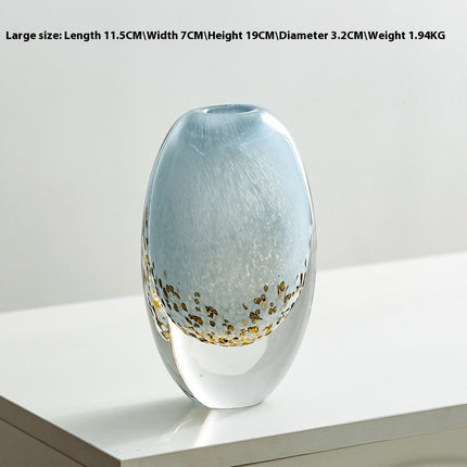 Modern Colored Glaze Vase High End Hydroponic Flower Art Table Vase Large