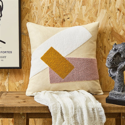 Simple Embroidered Cushion Embroidered Pillow Cover
