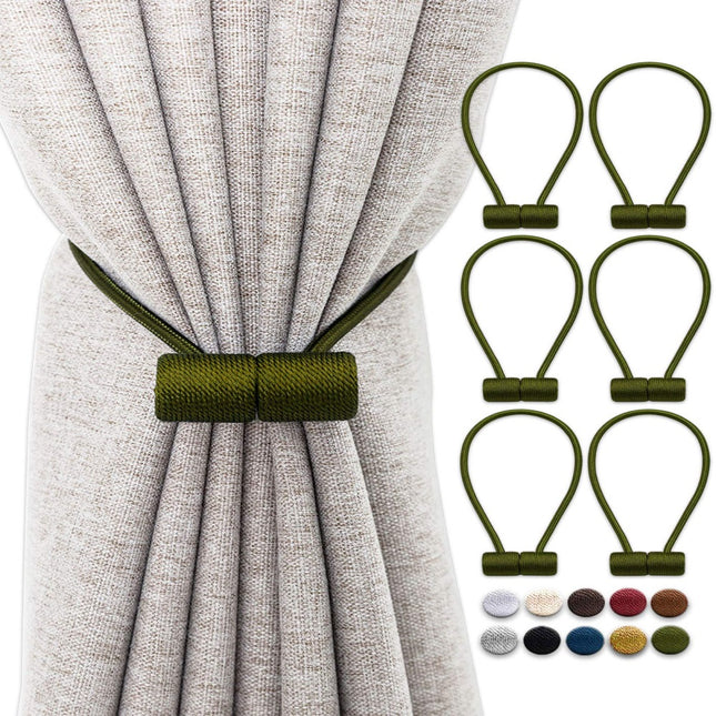 Solid Color Magnetic Curtain Strap Curtain Buckle